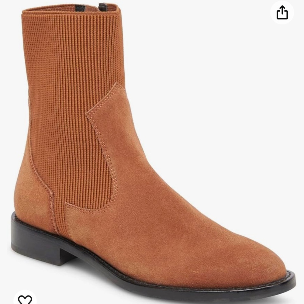 Dolce Vita Tan Suede Ankle Boots